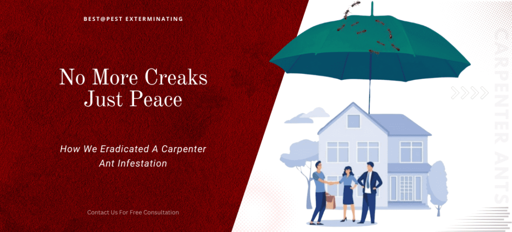 No More Creaks, Just Peace: How We Eradicated Carpenter Ant Infestation
