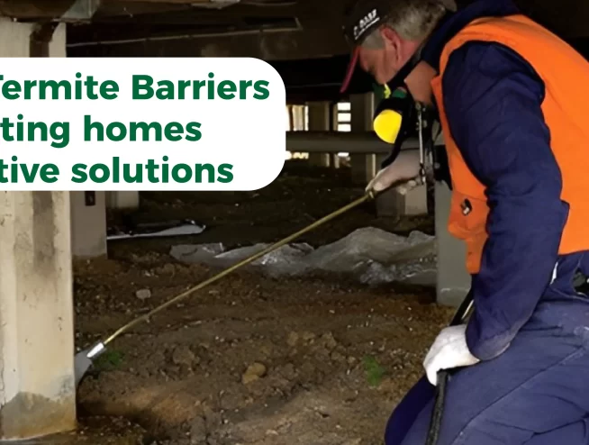 Termite barriers and effective solution