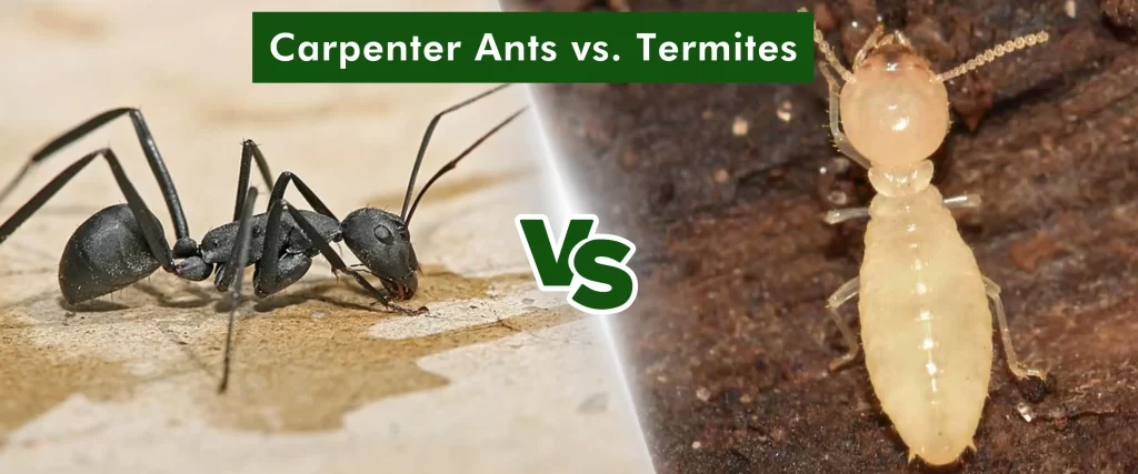 Carpenter Ants vs. Termites