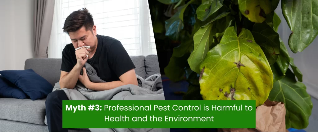 Pest control is harmful to health and environment