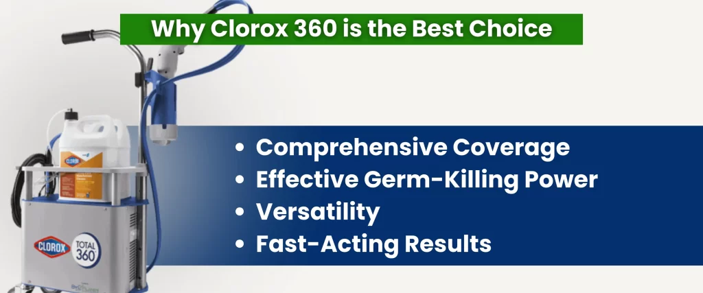 Why Clorox 360 is the Best Choice