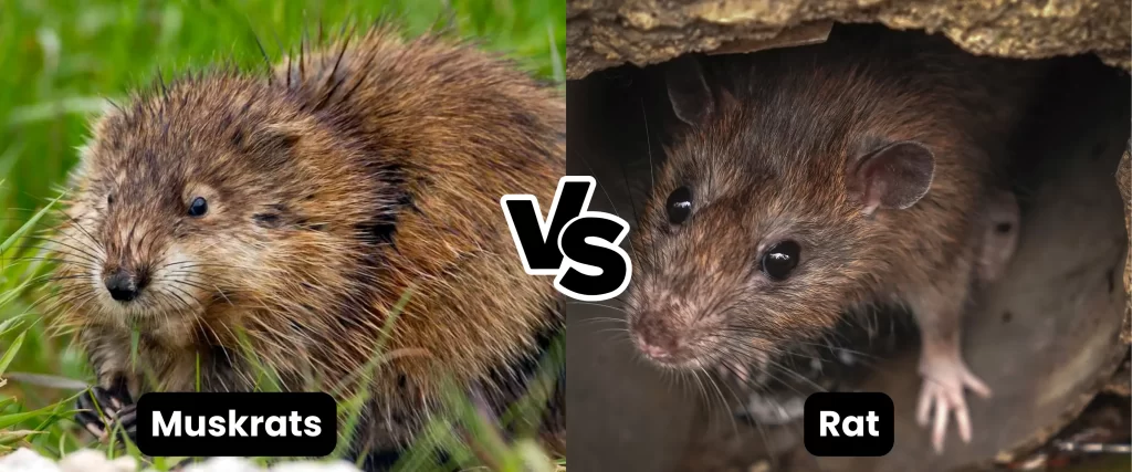 muskrats vs rat