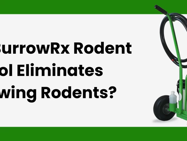 BurrowRx Rodent Control Eliminates Burrowing Rodents