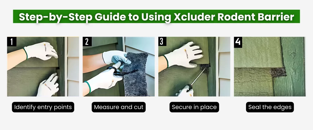 Step-by-Step Guide to Using Xcluder Rodent Barrier