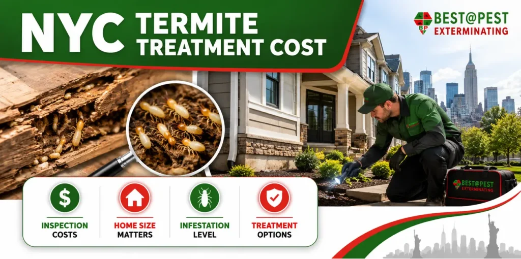 NYC termite treatment cost