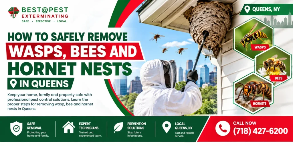 How to Safely Remove Wasps, Bees, and Hornet Nests in Queens