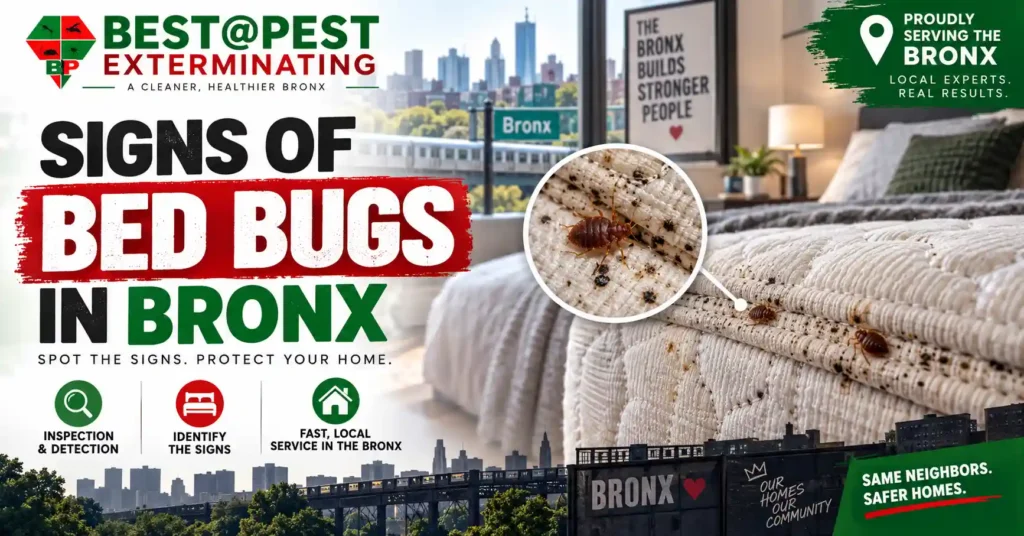 Signs of Bed Bugs in Bronx