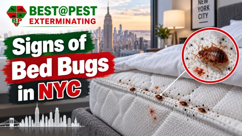 Signs of Bed Bugs in NYC