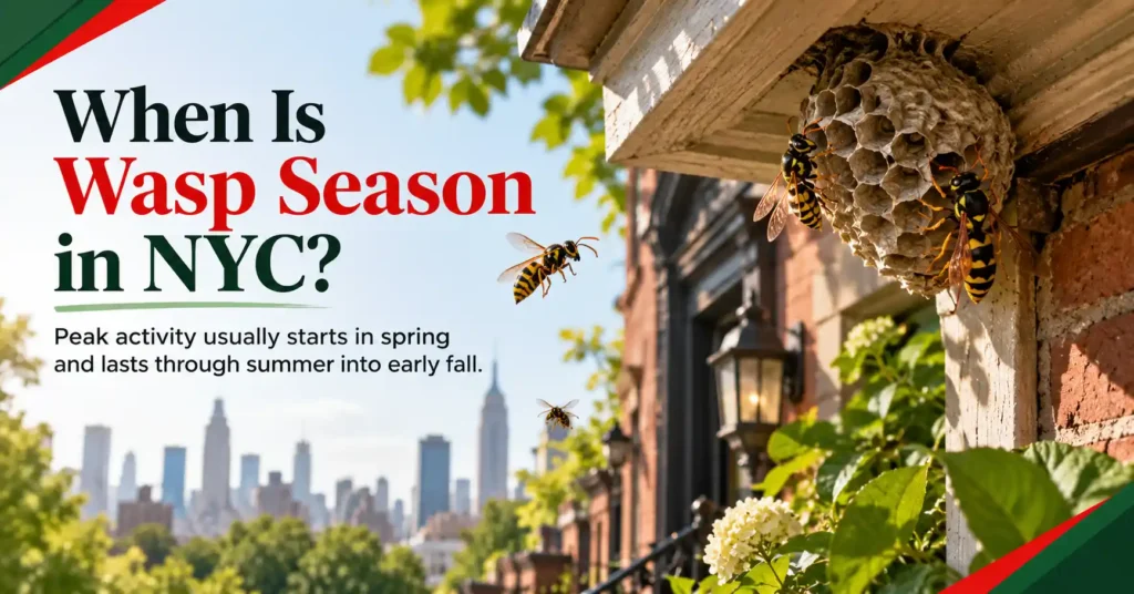 When Is Wasp Season in NYC