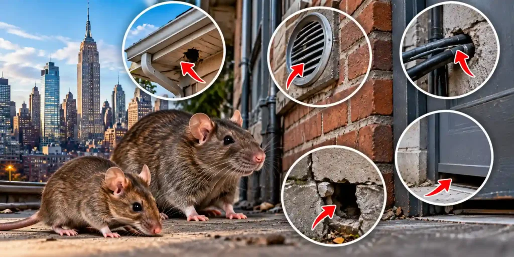 Common Rodent Entry Points in NYC